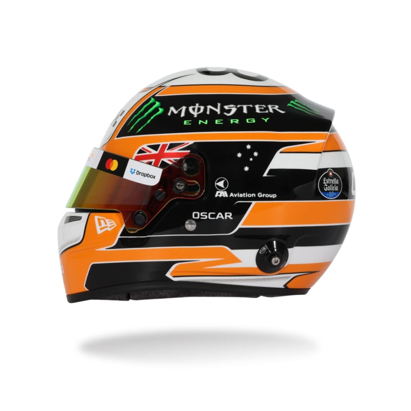 BELL Mini Helmet Helmet 1:2 - Oscar Piastri - McLaren Formula 1 Team - Monaco GP 2025