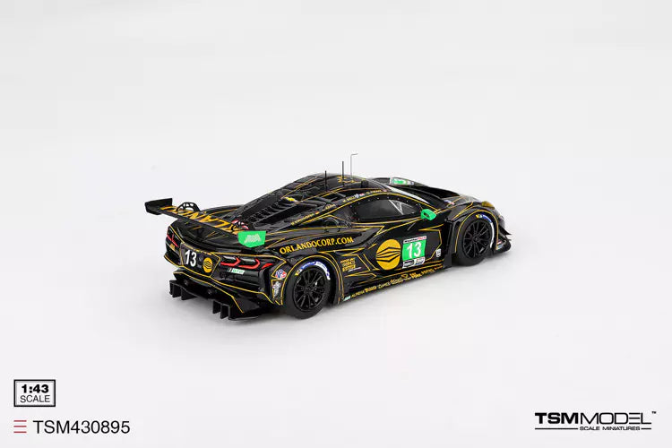 PRECOMMANDE - TSM Model TSM430895 1:43 - CHEVROLET Corvette Z06 N°13 AWA Racing 24H Daytona 2025 M. Kirchhofer - L. Kern - M. Bell - O. Fidani