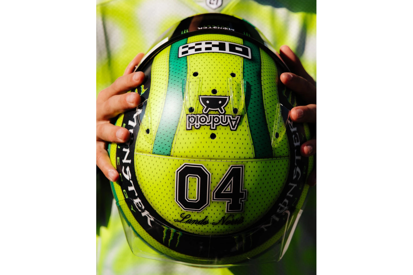 PRECOMMANDE - Spark 5HF228 Casque 1:5 - Lando Norris - McLaren Formula 1 Team - US GP 2025