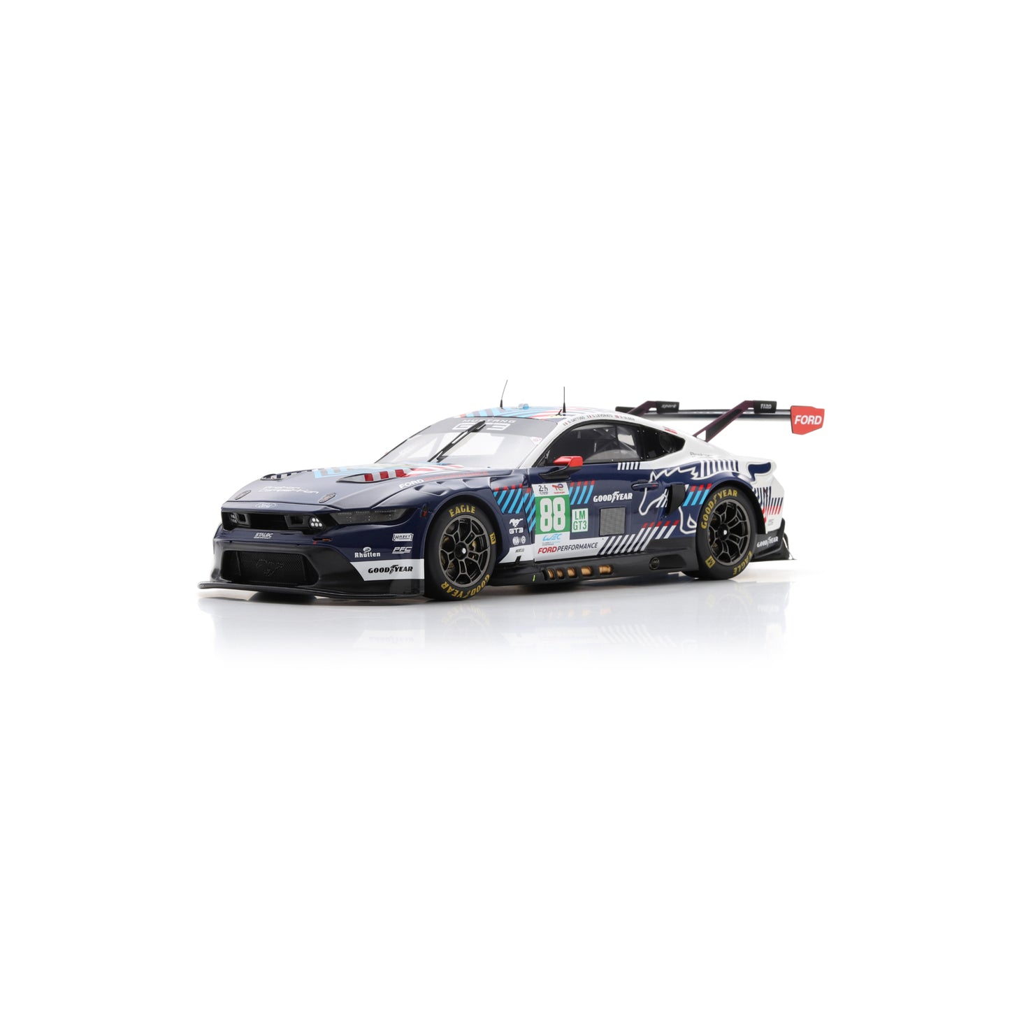 Spark 18S1053 1:18 - Ford Mustang LMGT3 No.88 PROTON COMPETITION Le Mans 24H 2025 S. Gattuso - G. Levorato - D. Olsen
