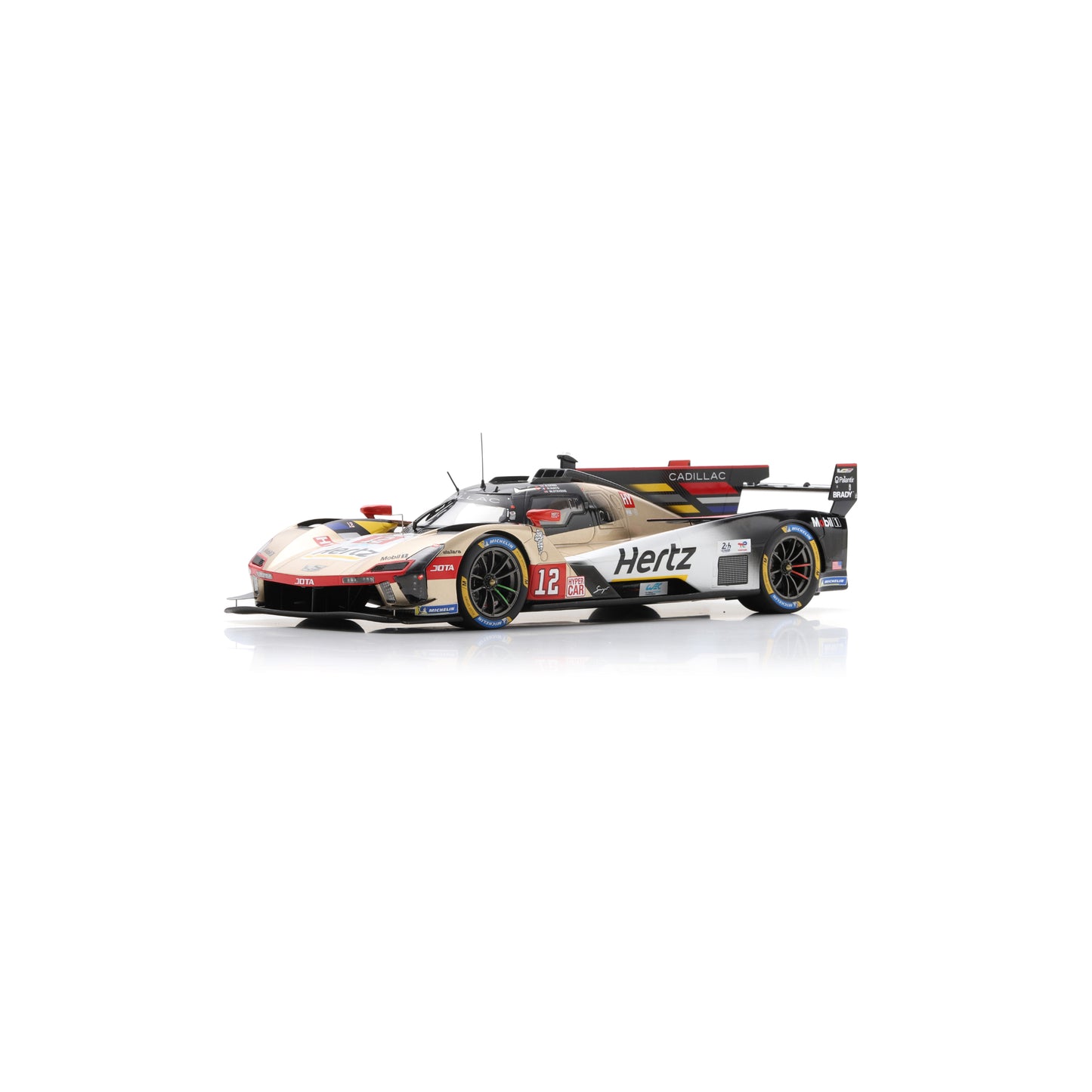 Spark 18S1057 1:18 - Cadillac V-Series.R No.12 CADILLAC HERTZ TEAM JOTA 4th Le Mans 24H 2025 W. Stevens - N. Nato - A. Lynn