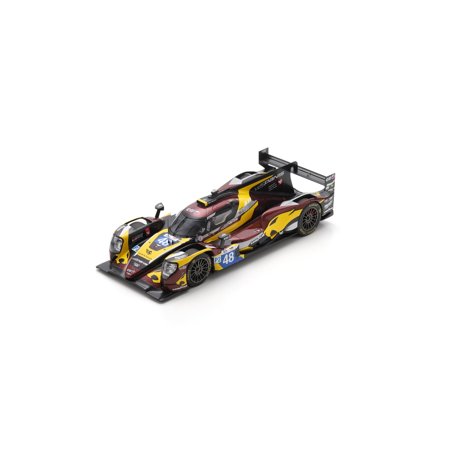 Spark 18S1069 1:18 - Oreca 07 - Gibson No.48 VDS PANIS RACING 2nd LMP2 class Le Mans 24H 2025 O. Gray - E. Masson - F. Perera