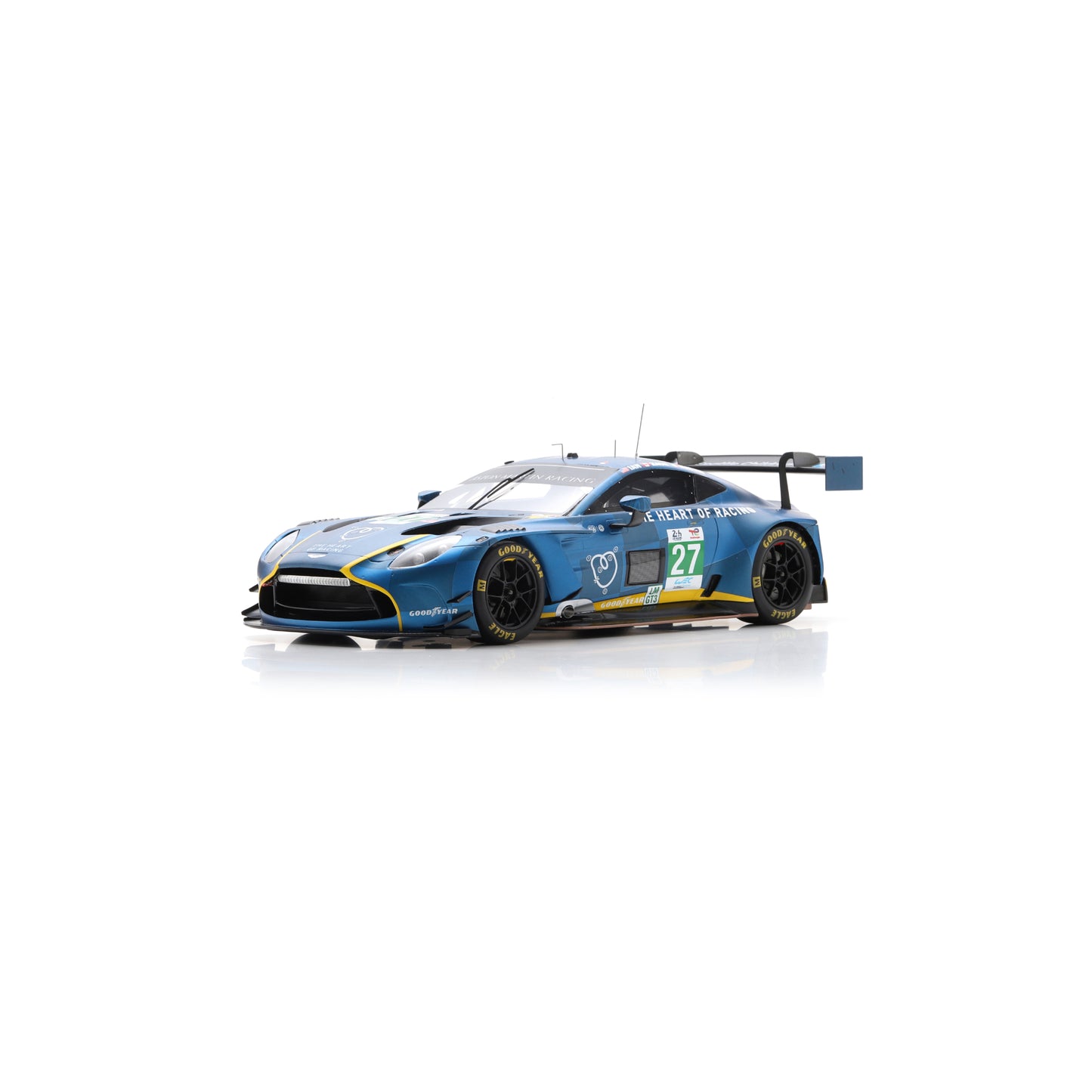 Spark 18S1072 1:18 - Aston Martin Vantage AMR LMGT3 No.27 HEART OF RACING TEAM Le Mans 24H 2025 I. James - M. Drudi - Z. Robichon