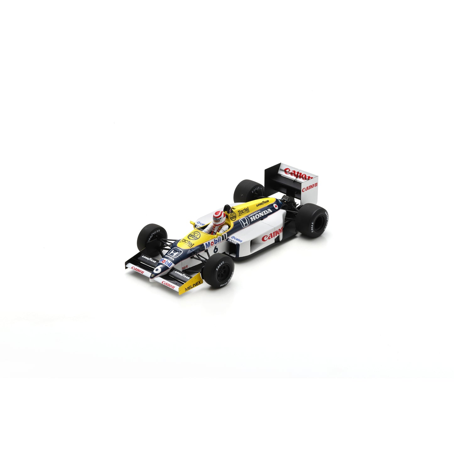 Spark 18S737 1:18 - WILLIAMS FW11 N°6 Winner Brazilian GP 1986 Nelson Piquet