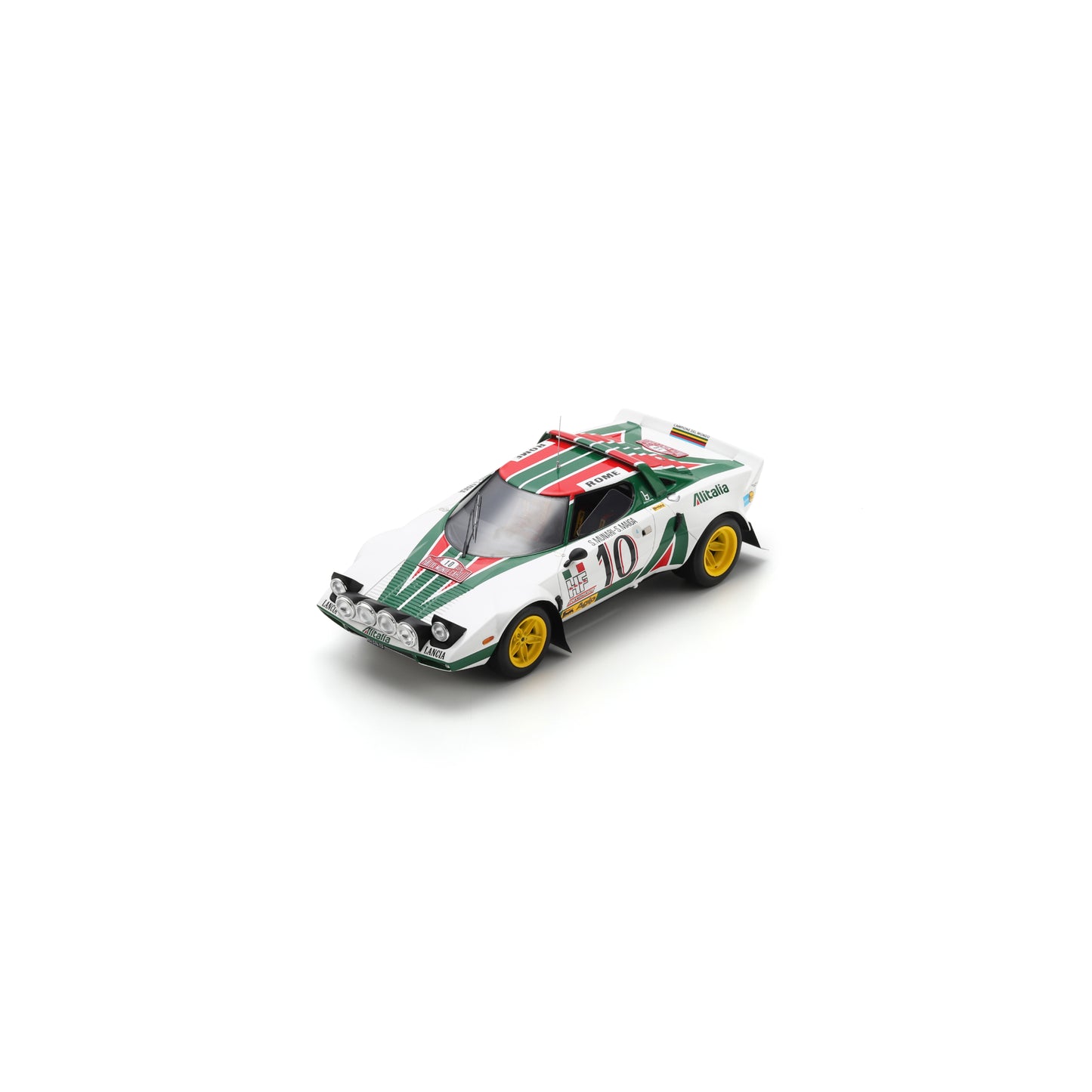 Spark 18S946 1/18 - Lancia Stratos No.10 Winner Monte Carlo Rally 1976 S. Munari - S. Maiga