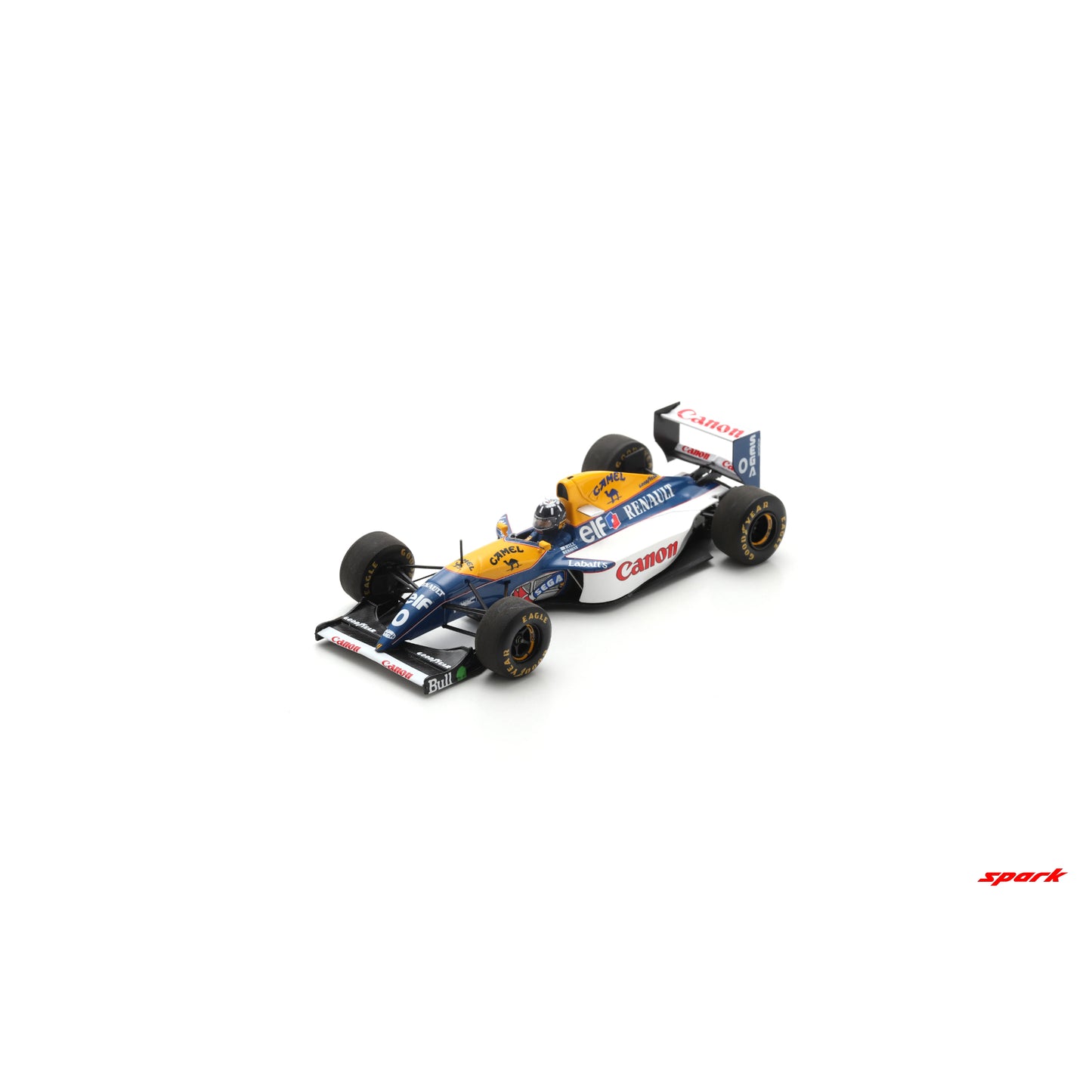 PRECOMMANDE - Spark S7478 1:43 - Williams FW15C No.0 Winner Belgium GP 1993 Damon Hill