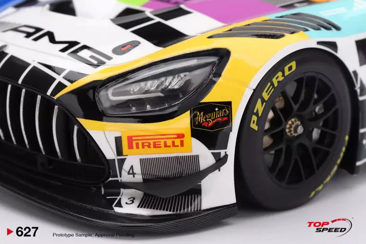 PRECOMMANDE - Top Speed TS0627 1/18 - MERCEDES AMG GT GT3 EVO N°888 MERCEDES-AMG GROUPPEM 12H Bathurst 2025 M. Engel - M. Martin - M. Grenier