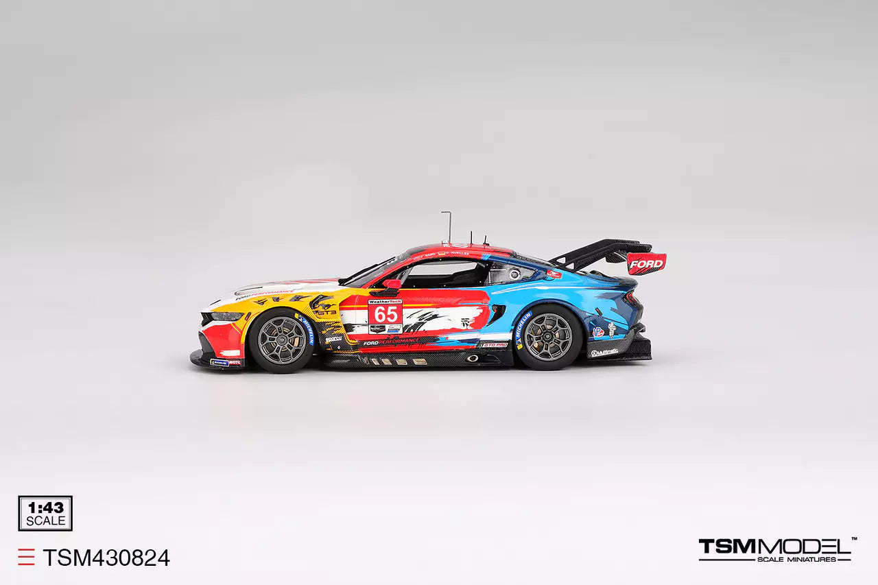 PRECOMMANDE - TSM Model TSM430824 1:43 - FORD Mustang GT3 N°65 Ford Multimatic Motorsports IMSA Laguna Seca 2024 D. MĂŒller - J. Hand