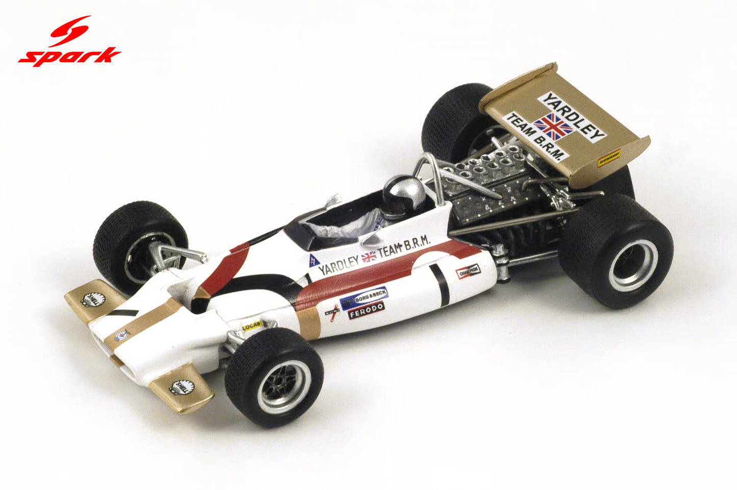 PRECOMMANDE - Spark S1739 1:43 - BRM P153 No.1 Winner Belgian GP 1970 Pedro Rodriguez