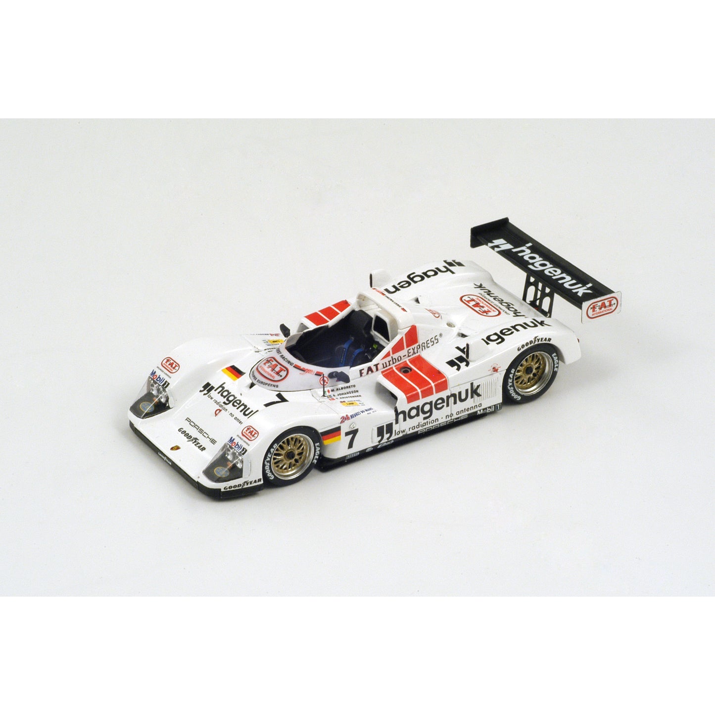 Spark 43LM97 1:43 - Joest WSC 95 Porsche No.7 Joest Racing Winner 24H Le Mans 1997 M. Albotero - S. Johansson - T. Kristensen