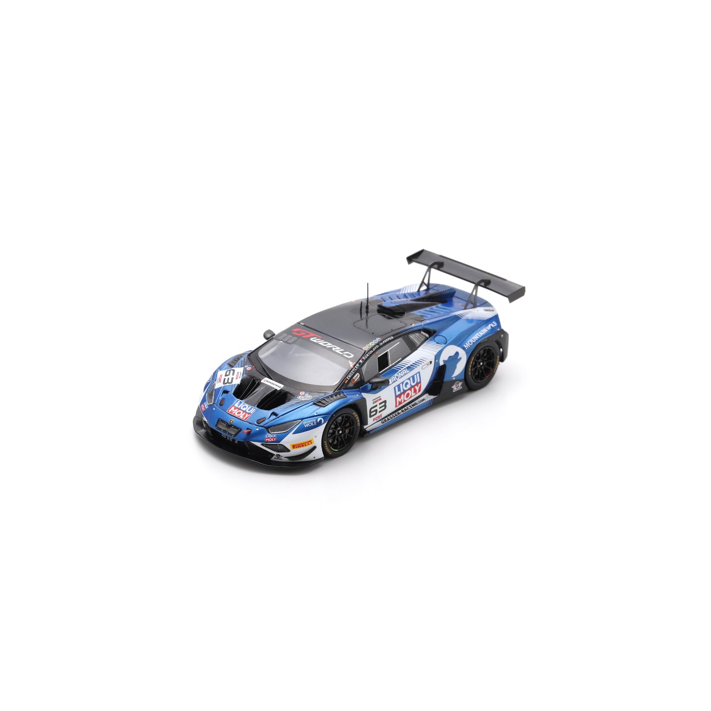 Spark 43SPA2025 1:43 - Lamborghini Huracan GT3 EVO 2 No.63 GRT - Grasser Racing Team Winner 24H Spa 2025 M. Bortolotti - L. Engstler - J. Pepper