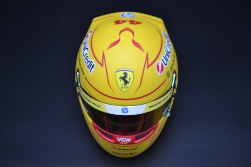 BELL Mini Helmet Casque 1:2 - Lewis Hamilton - Scuderia Ferrari HP - 2025