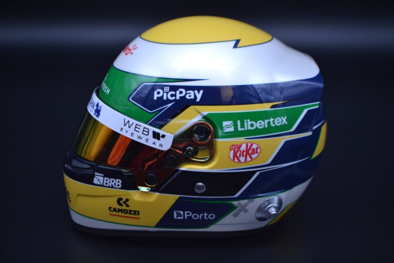 BELL Mini Helmet Helmet 1:2 - Gabriel Bortoleto - Stake F1 Team Kick Sauber - 2025