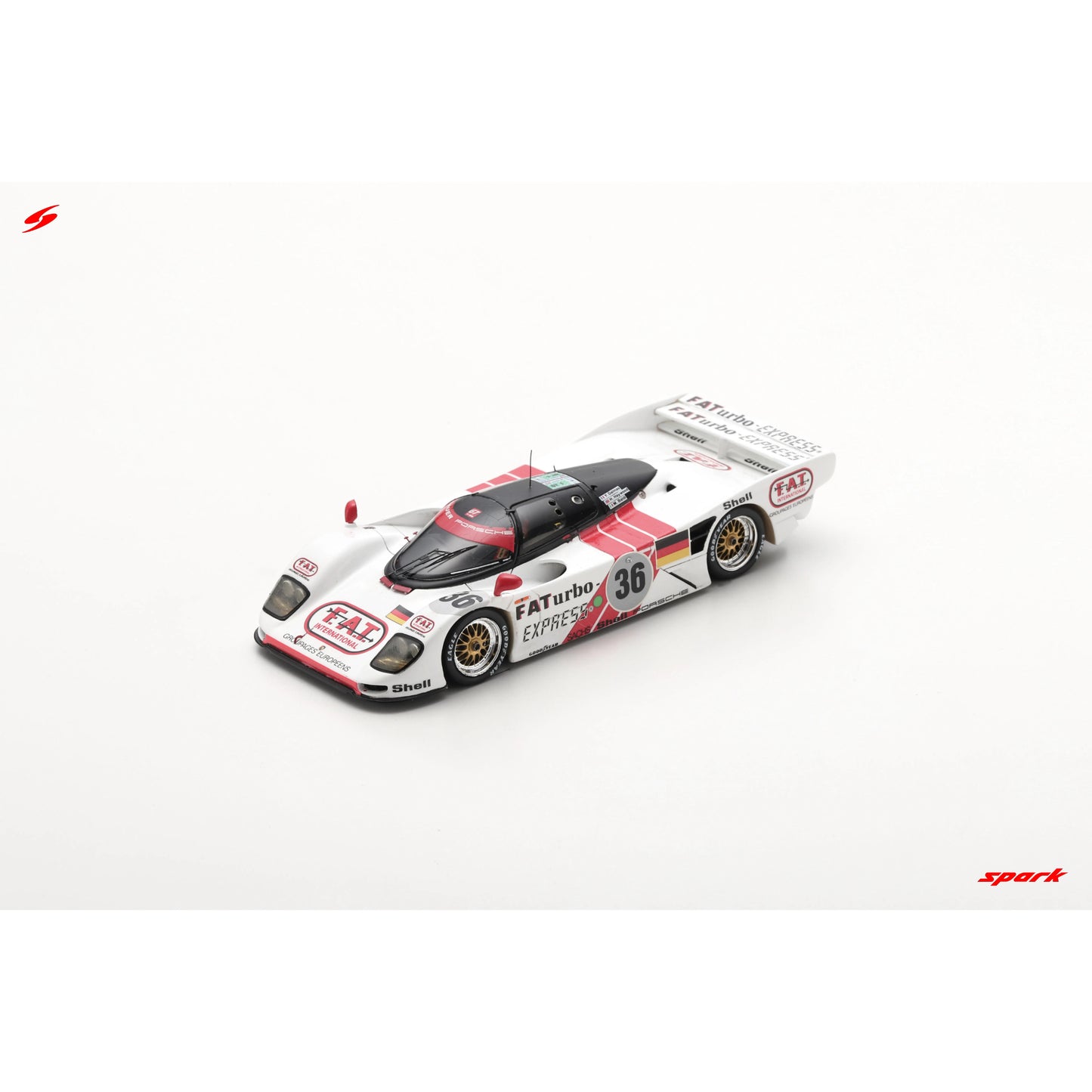 PRECOMMANDE - Spark 43LM94 1:43 - Porsche Dauer 962 LM No.36 Winner 24H Le Mans 1994 M. Baldi - Y. Dalmas - H. Haywood