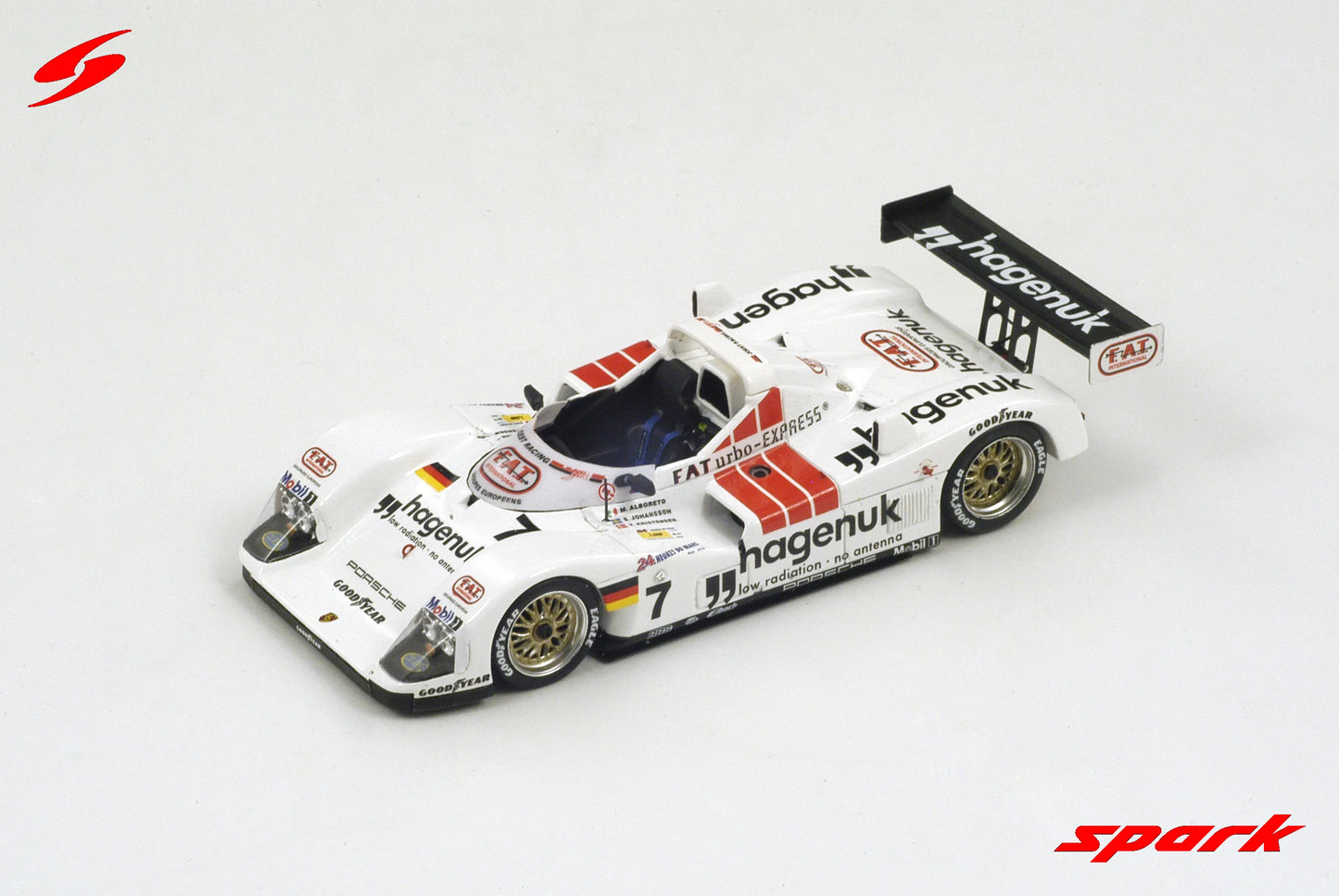 PRECOMMANDE - Spark 43LM97 1:43 - Joest WSC 95 Porsche No.7 Joest Racing Winner 24H Le Mans 1997 M. Albotero - S. Johansson - T. Kristensen