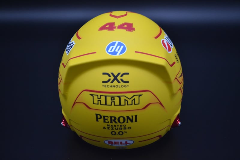 BELL Mini Helmet Casque 1:2 - Lewis Hamilton - Scuderia Ferrari HP - 2025