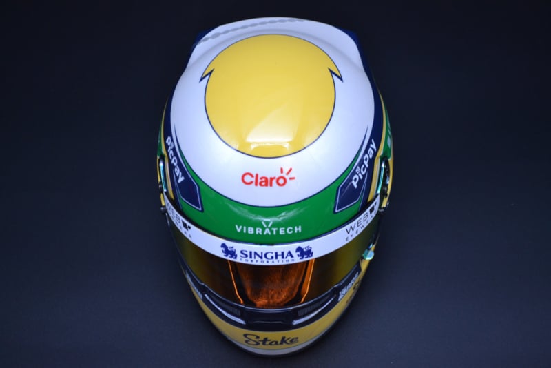 BELL Mini Helmet Helmet 1:2 - Gabriel Bortoleto - Stake F1 Team Kick Sauber - 2025
