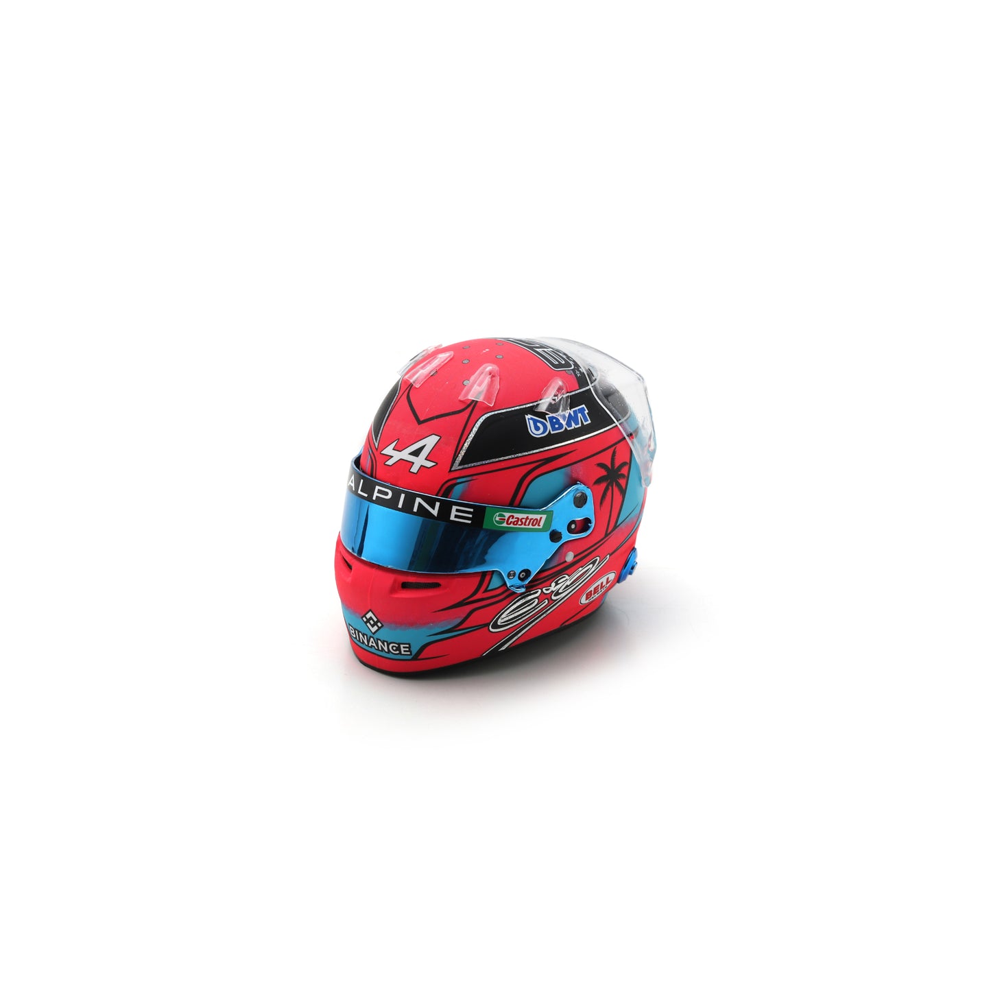 Spark 5HF103 Casque 1:5 - Esteban Ocon - BWT Alpine - Miami GP 2023