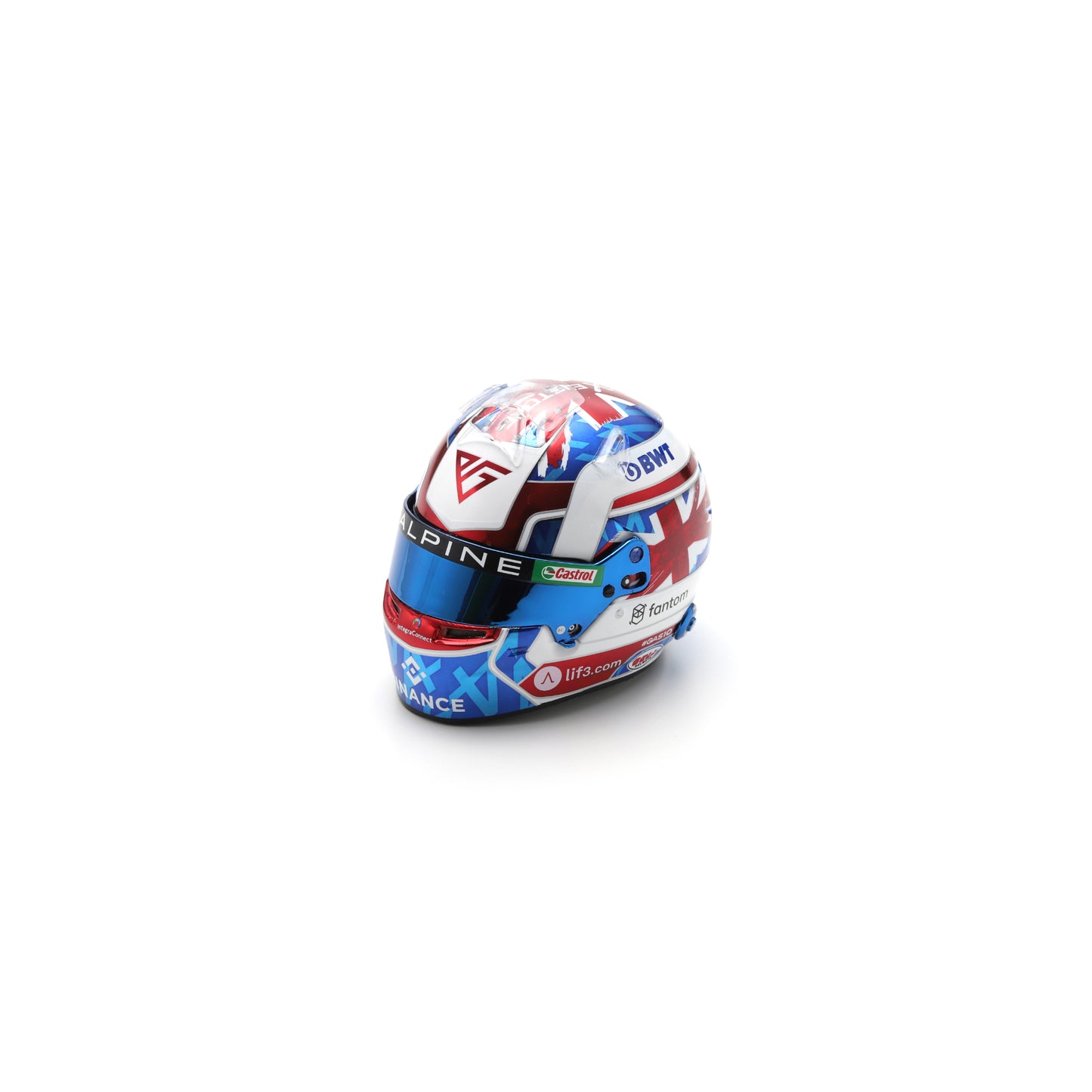 Spark 5HF116 Casque 1:5 - Pierre Gasly - BWT Alpine - British GP 2023