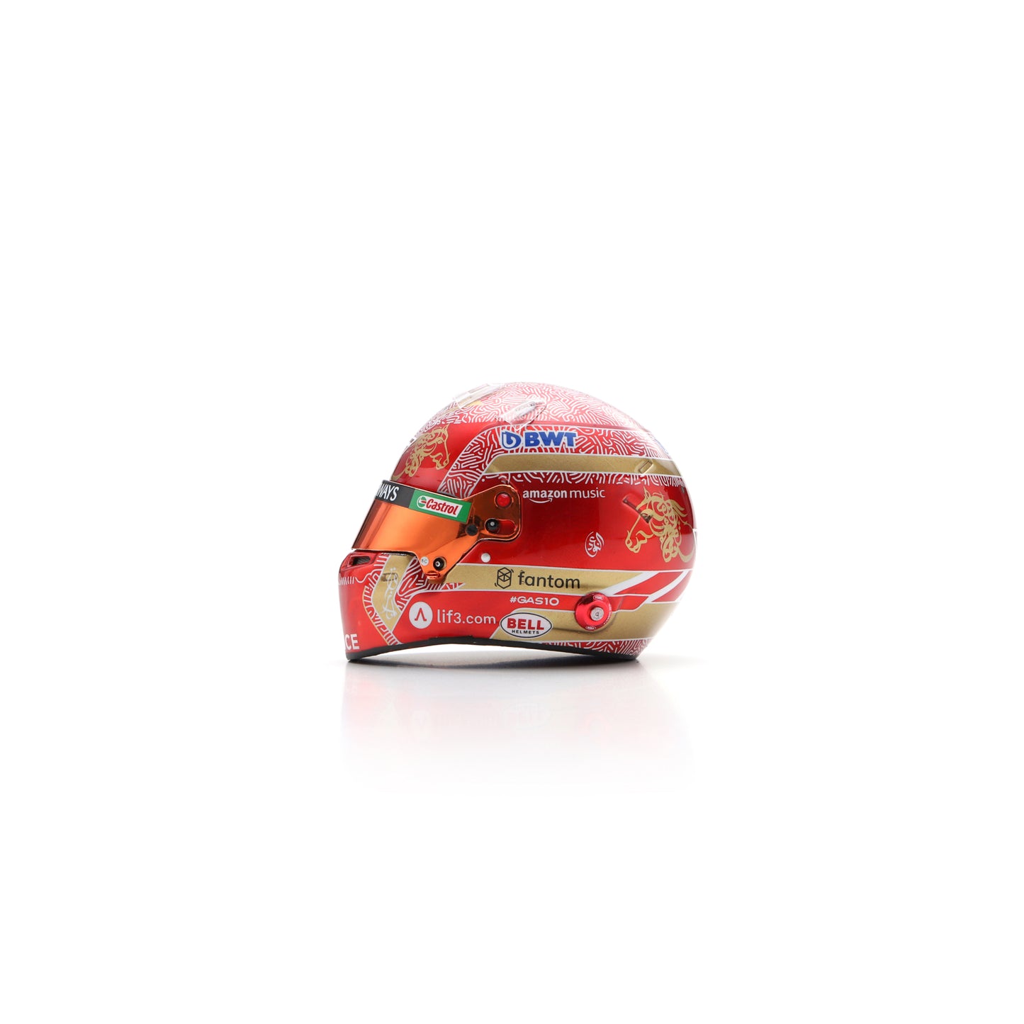 Spark 5HF135 Helmet 1:5 - Pierre Gasly - BWT Alpine F1 Team - Qatar GP 2023