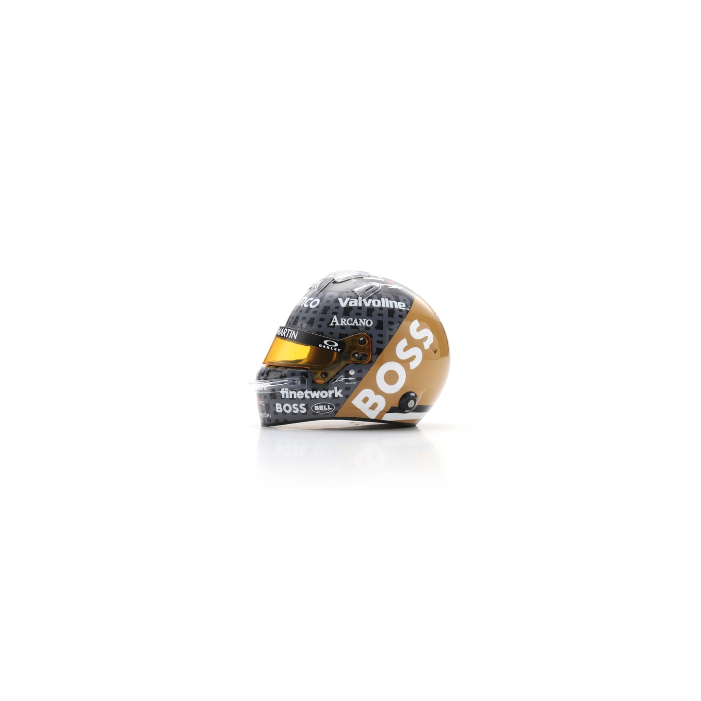Spark 5HF164 Casque 1:5 - Fernando Alonso - Aston Martin Aramco F1 Team - British GP 2024