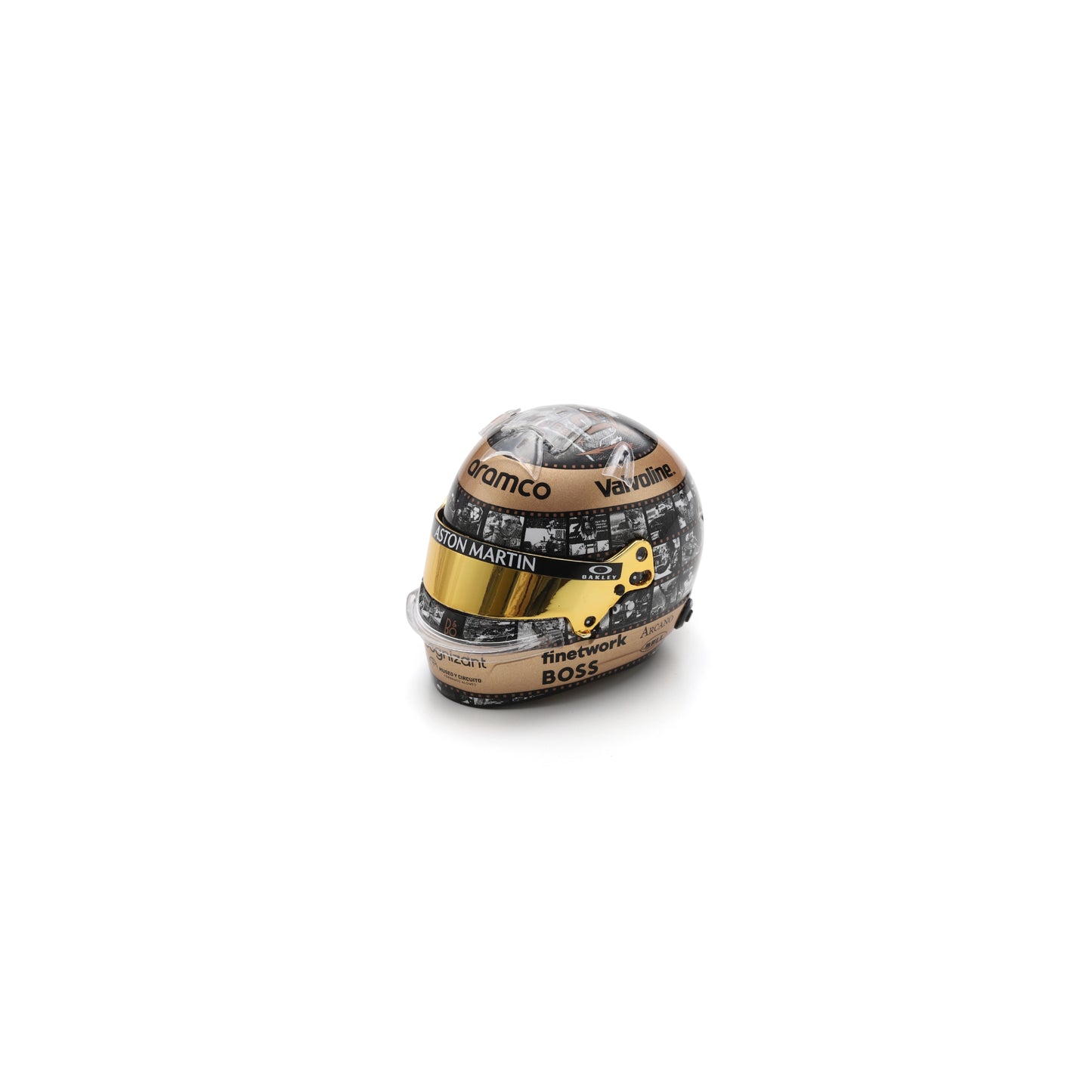 Spark 5HF176 Casque 1:5 - Fernando Alonso - Aston Martin Aramco F1 Team - Mexican GP 2024