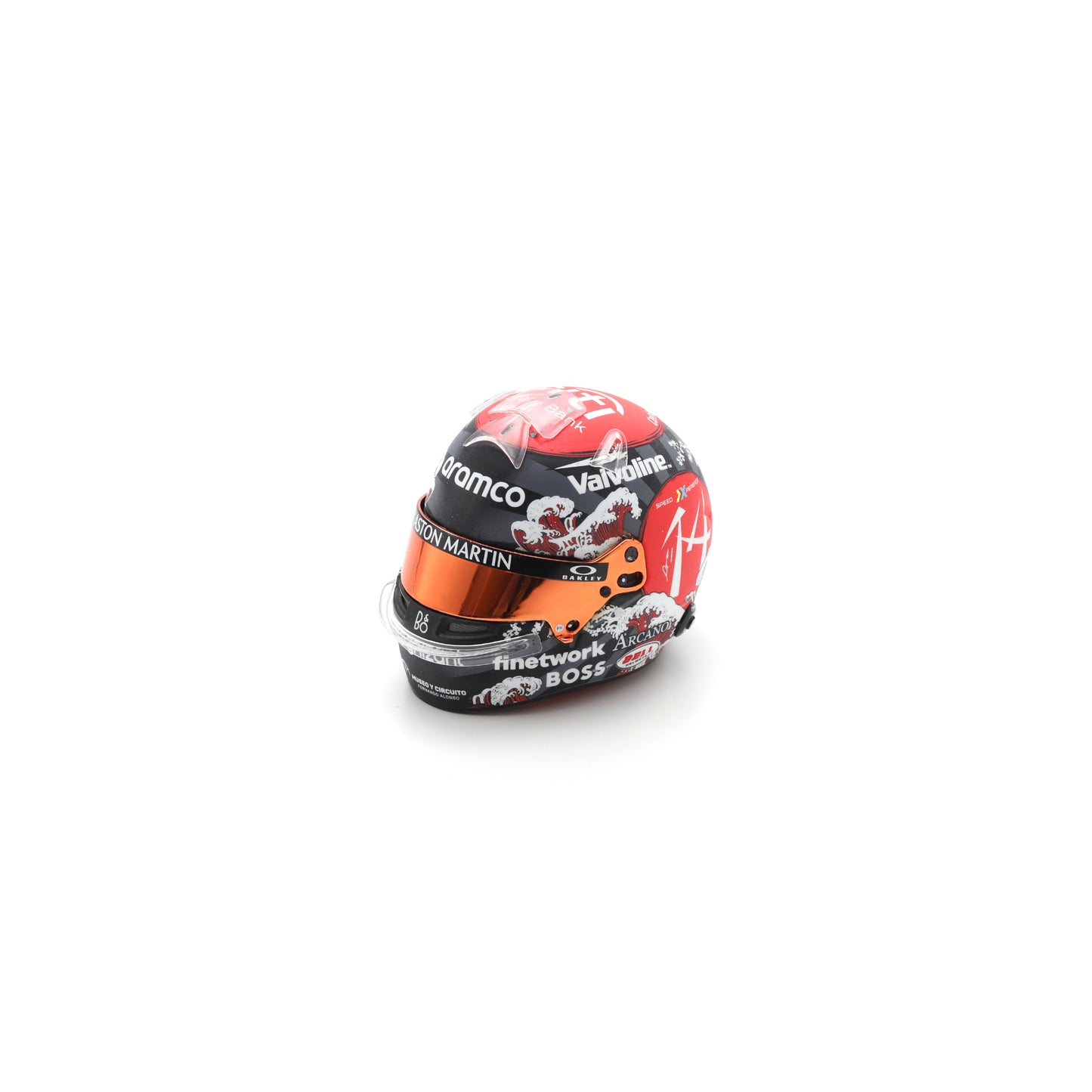 Spark 5HF178 Casque 1:5 - Fernando Alonso - Aston Martin Aramco Formula One Team - Japanese GP 2024