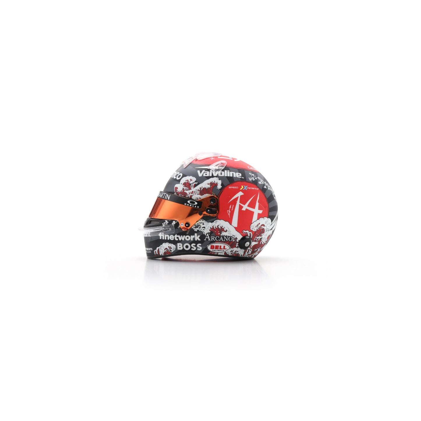 Spark 5HF178 Casque 1:5 - Fernando Alonso - Aston Martin Aramco Formula One Team - Japanese GP 2024