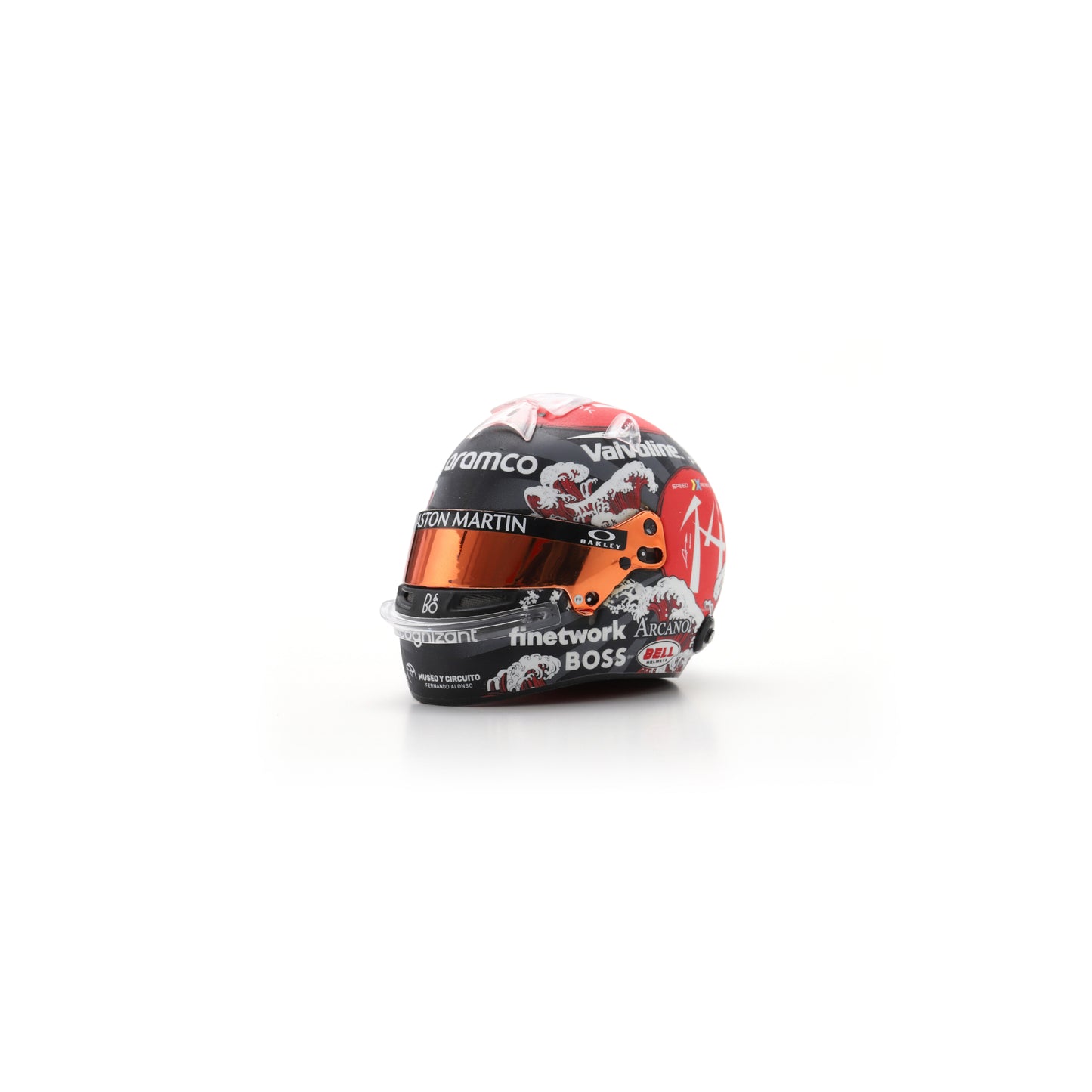 Spark 5HF178 Casque 1:5 - Fernando Alonso - Aston Martin Aramco Formula One Team - Japanese GP 2024