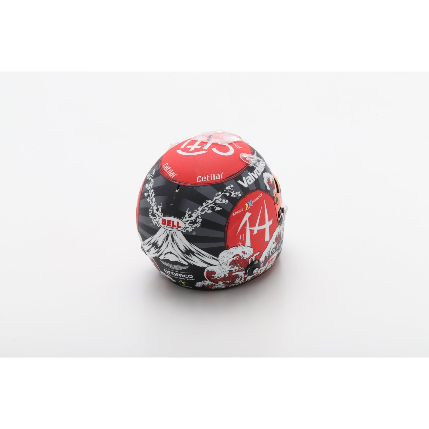 Spark 5HF178 Casque 1:5 - Fernando Alonso - Aston Martin Aramco Formula One Team - Japanese GP 2024