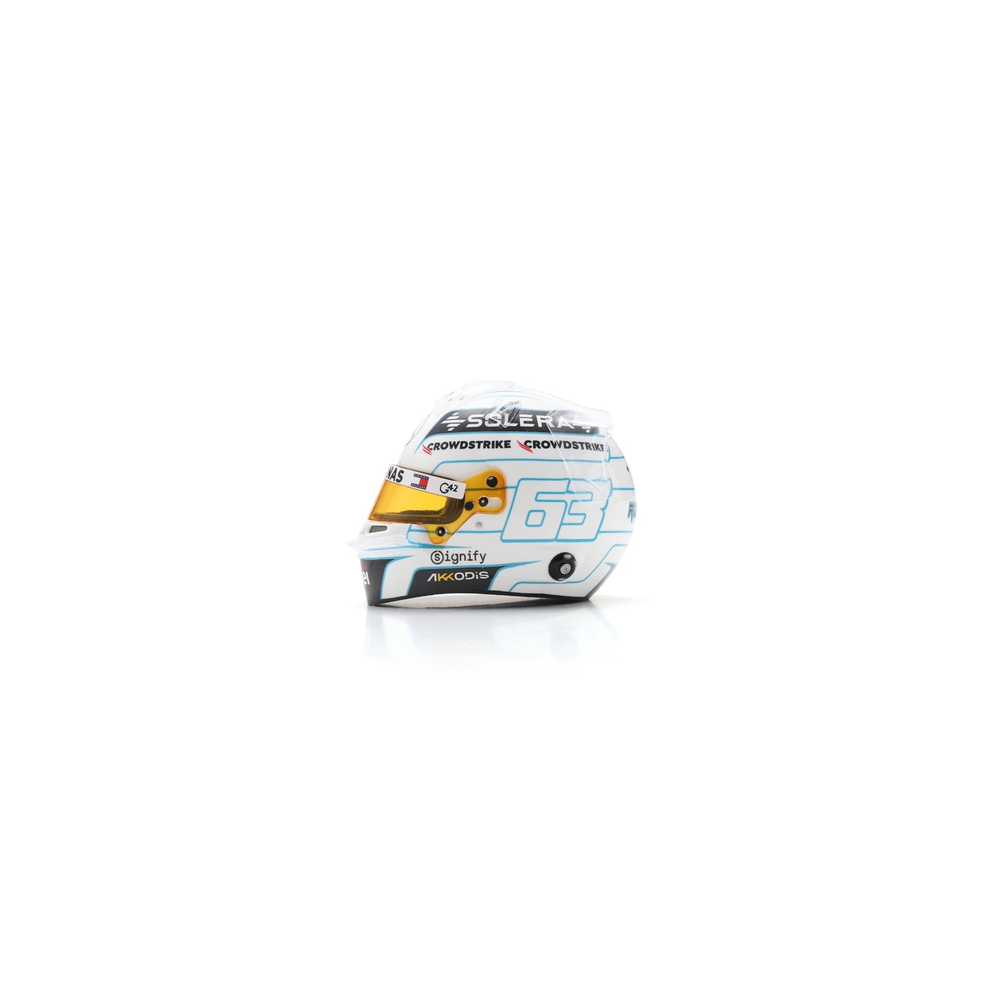 Spark 5HF181 Casque 1:5 - George Russell - Mercedes-AMG Petronas F1 Team - Qatar GP 2024