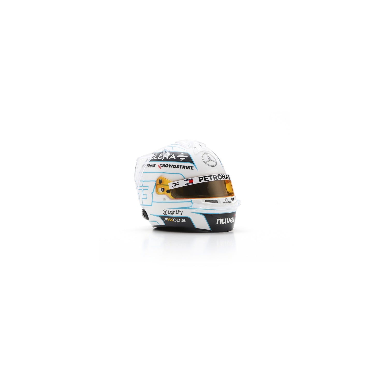 Spark 5HF181 Casque 1:5 - George Russell - Mercedes-AMG Petronas F1 Team - Qatar GP 2024