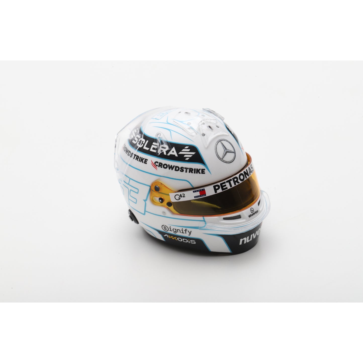 Spark 5HF181 Casque 1:5 - George Russell - Mercedes-AMG Petronas F1 Team - Qatar GP 2024