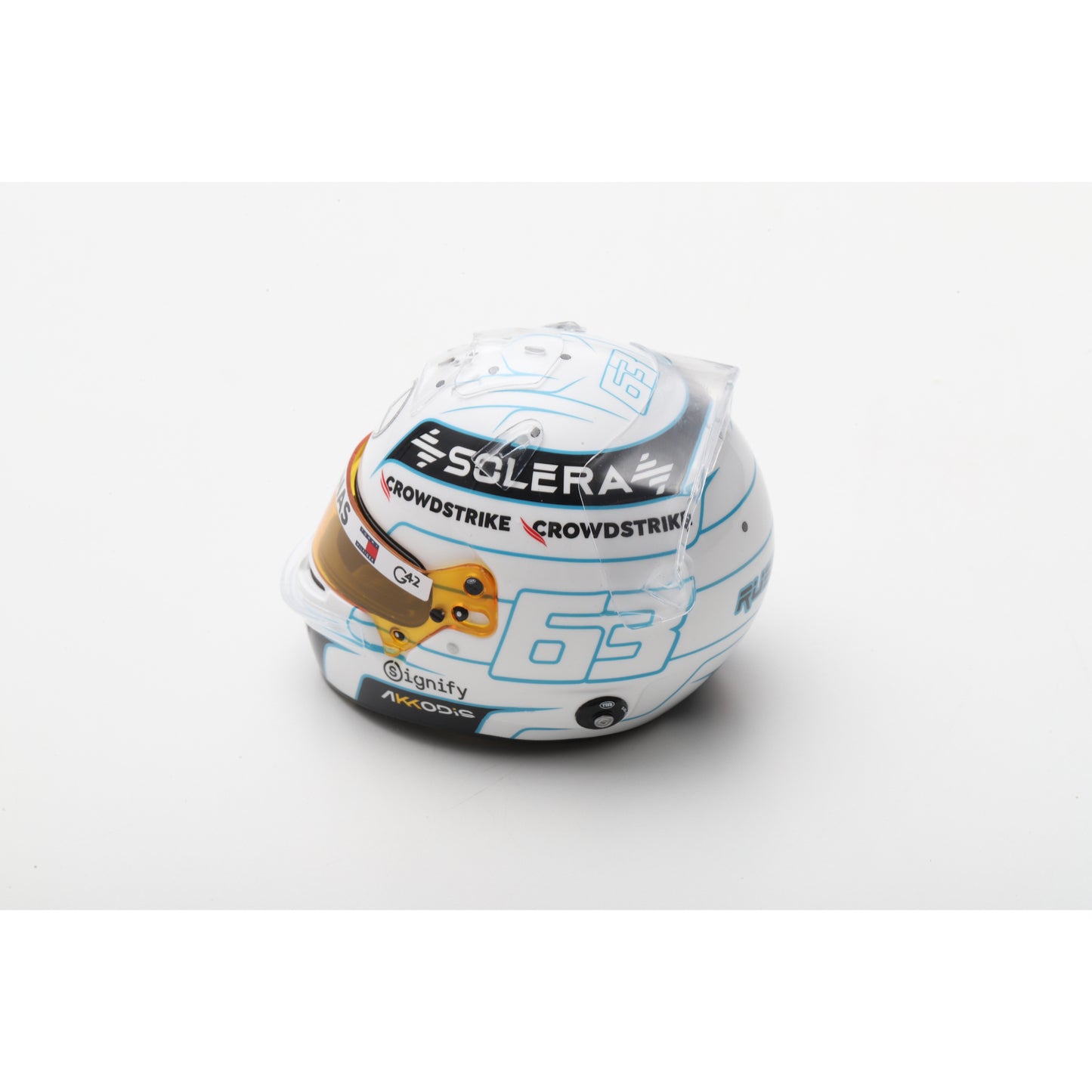 Spark 5HF181 Casque 1:5 - George Russell - Mercedes-AMG Petronas F1 Team - Qatar GP 2024
