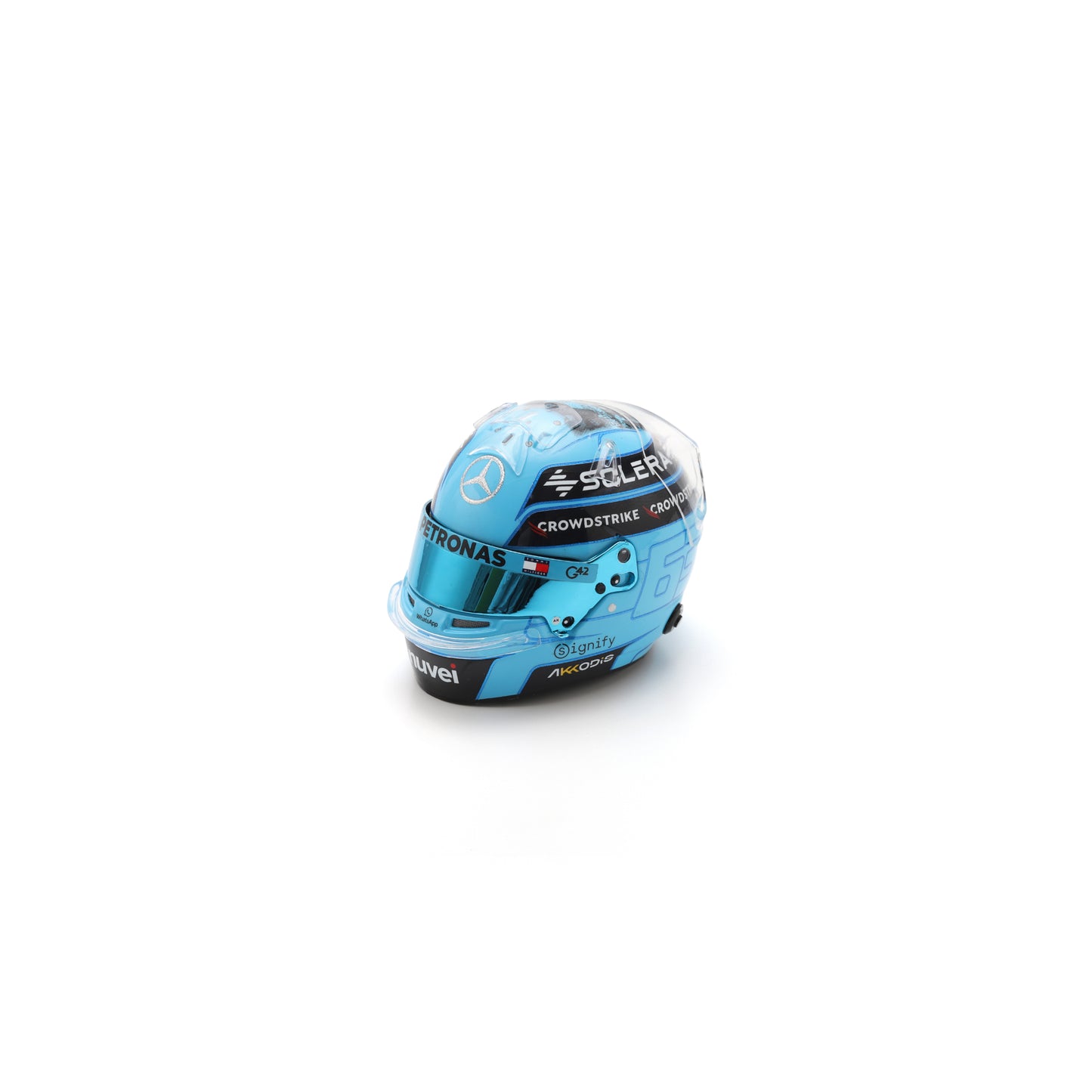 Spark 5HF182 Casque George Russell 1/5 - Mercedes-AMG Petronas F1 Team - Abu Dhabi GP 2024