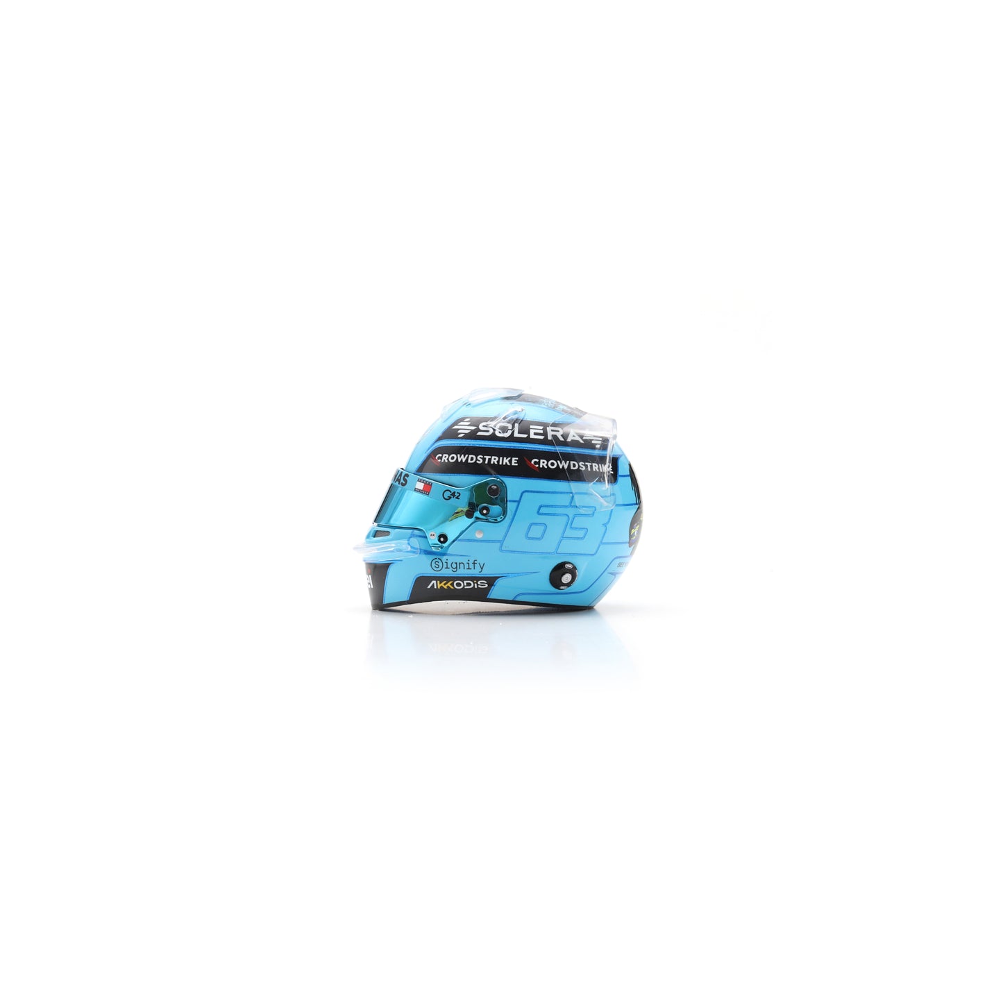 Spark 5HF182 Casque George Russell 1/5 - Mercedes-AMG Petronas F1 Team - Abu Dhabi GP 2024