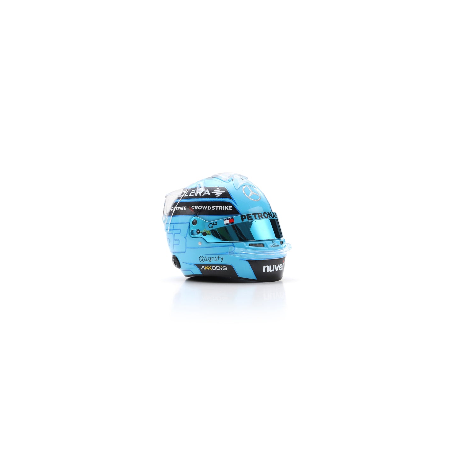 Spark 5HF182 Casque George Russell 1/5 - Mercedes-AMG Petronas F1 Team - Abu Dhabi GP 2024