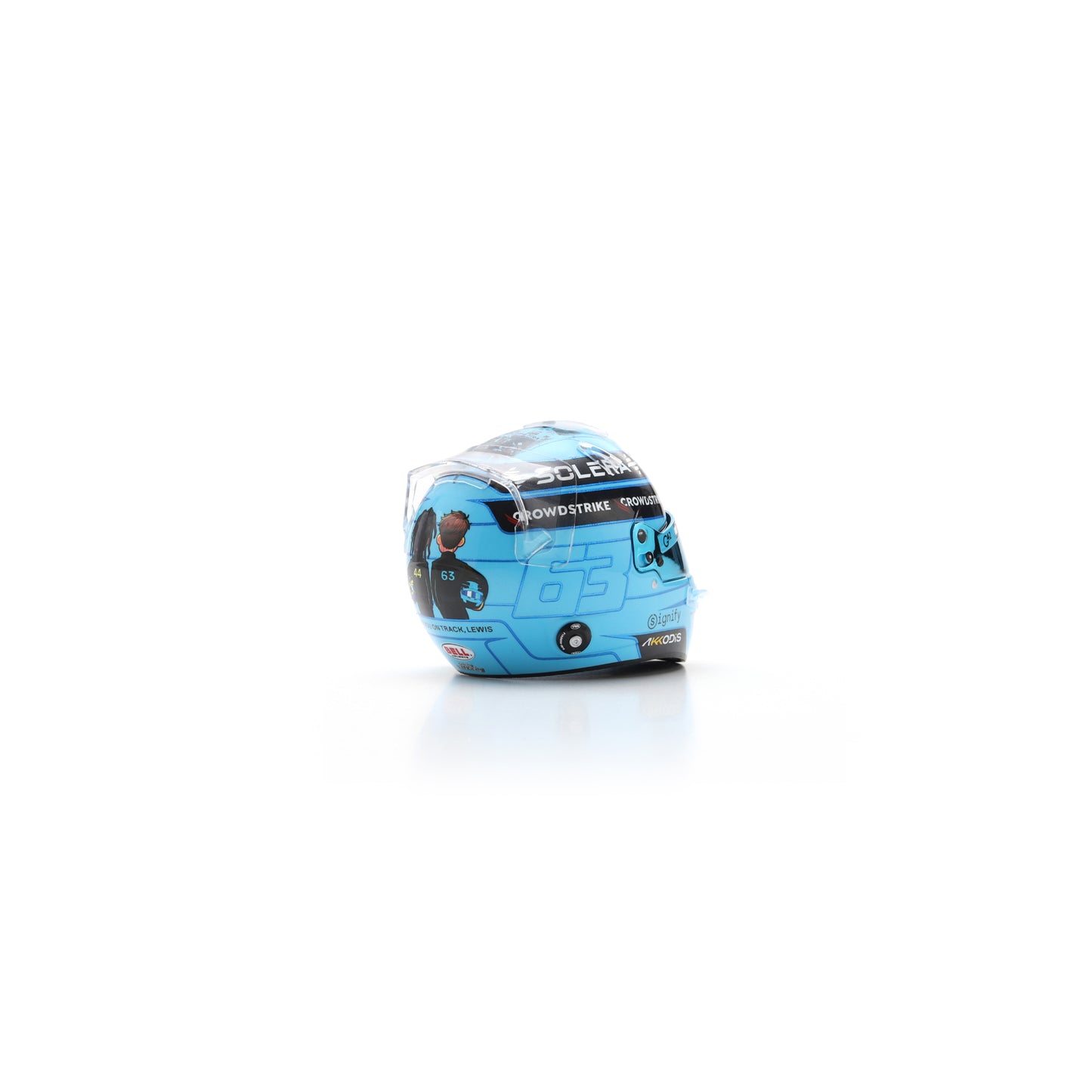 Spark 5HF182 Casque George Russell 1/5 - Mercedes-AMG Petronas F1 Team - Abu Dhabi GP 2024