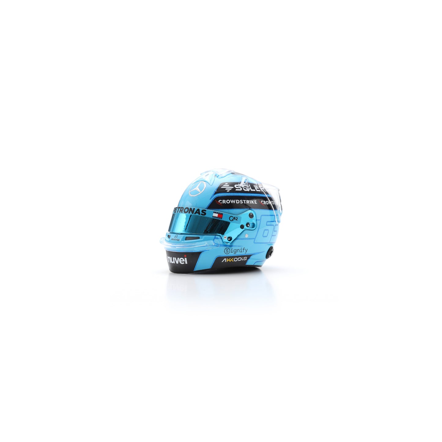 Spark 5HF182 Casque George Russell 1/5 - Mercedes-AMG Petronas F1 Team - Abu Dhabi GP 2024