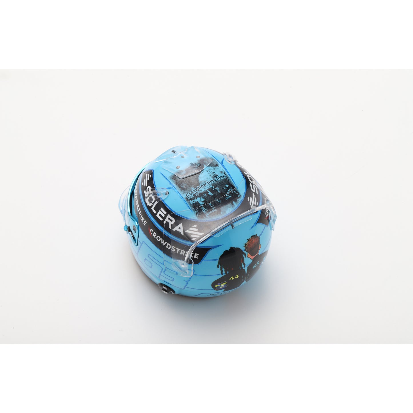 Spark 5HF182 Casque George Russell 1/5 - Mercedes-AMG Petronas F1 Team - Abu Dhabi GP 2024