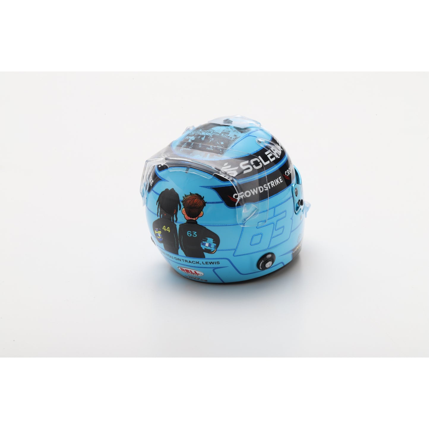 Spark 5HF182 Casque George Russell 1/5 - Mercedes-AMG Petronas F1 Team - Abu Dhabi GP 2024