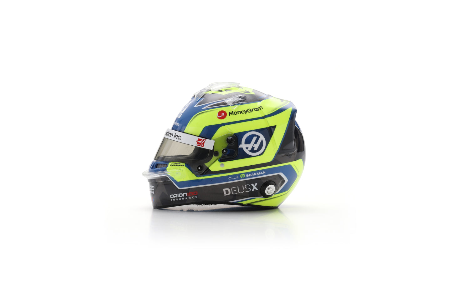 PRE-ORDER - Spark 5HF183 Oliver Bearman Helmet 1/5 - MoneyGram Haas F1 Team 2025