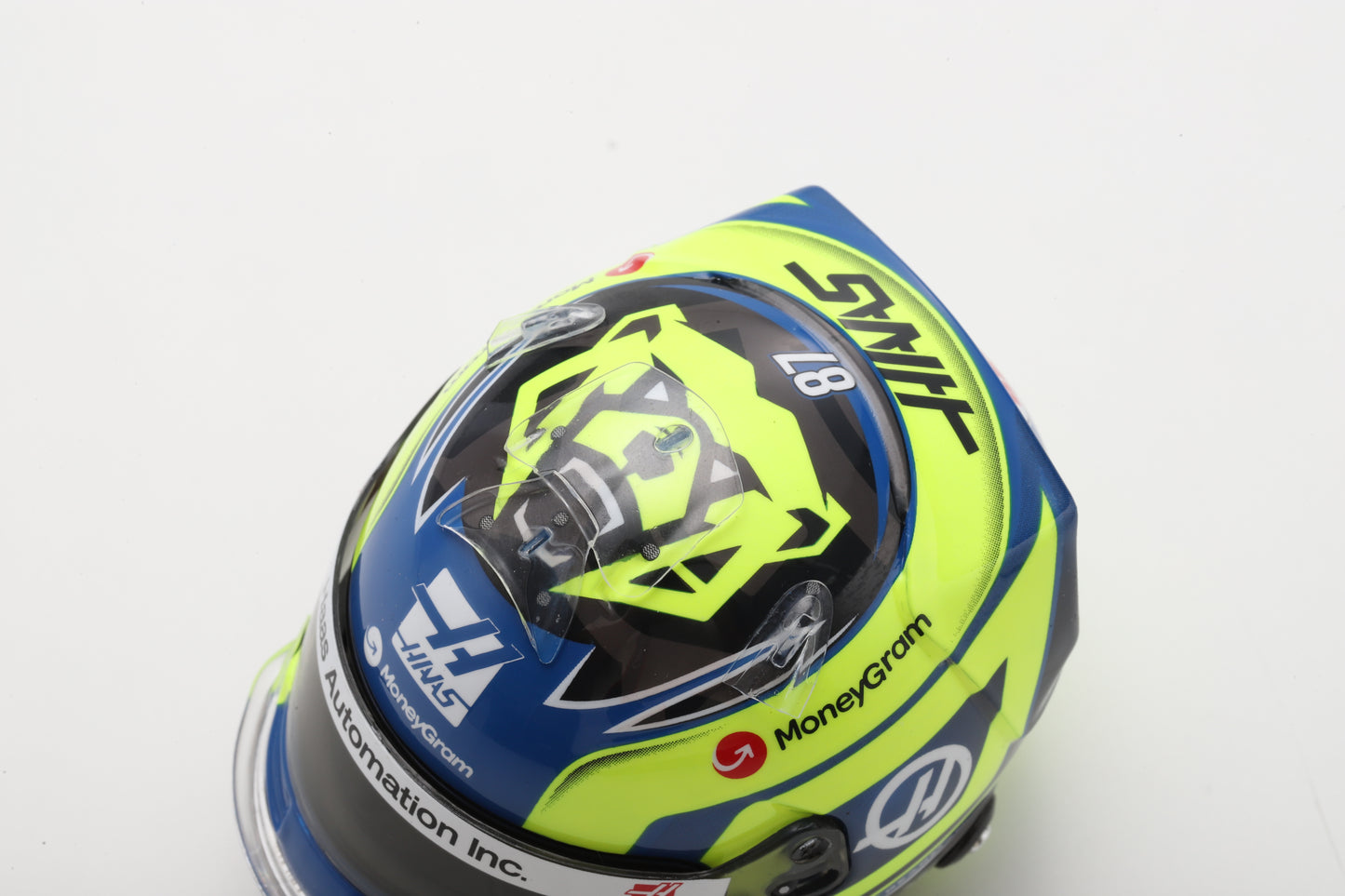 PRE-ORDER - Spark 5HF183 Oliver Bearman Helmet 1/5 - MoneyGram Haas F1 Team 2025