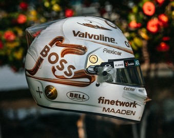 PRECOMMANDE - Spark 5HF200 Casque Fernando Alonso 1/5 - Aston Martin Aramco Formula One Team - Chinese GP 2025