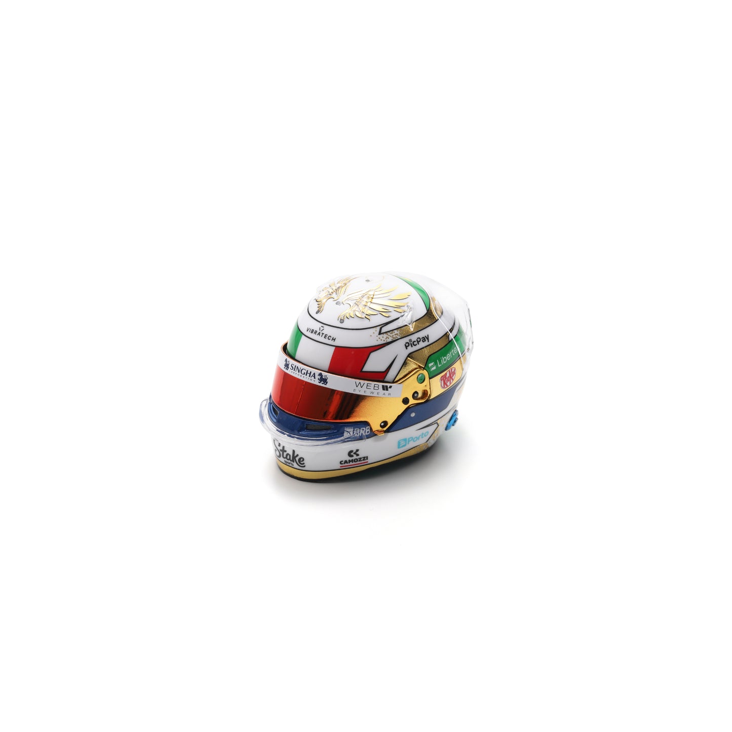 Spark 5HF224 Helmet 1:5 - Gabriel Bortoleto - Stake F1 Team Kick Sauber - Italy GP 2025