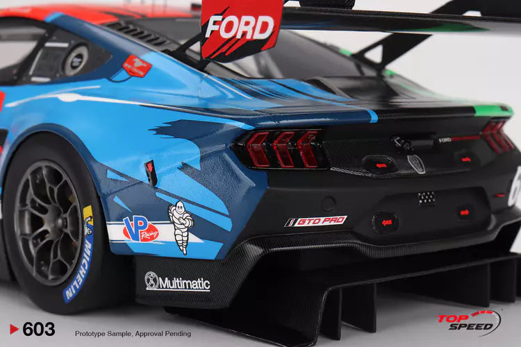 PRE-ORDER - Top Speed TS0603 1:18 - FORD Mustang GT3 N°65 Ford Multimatic Motorsports IMSA Laguna Seca 2024 D. Müller - J. Hand