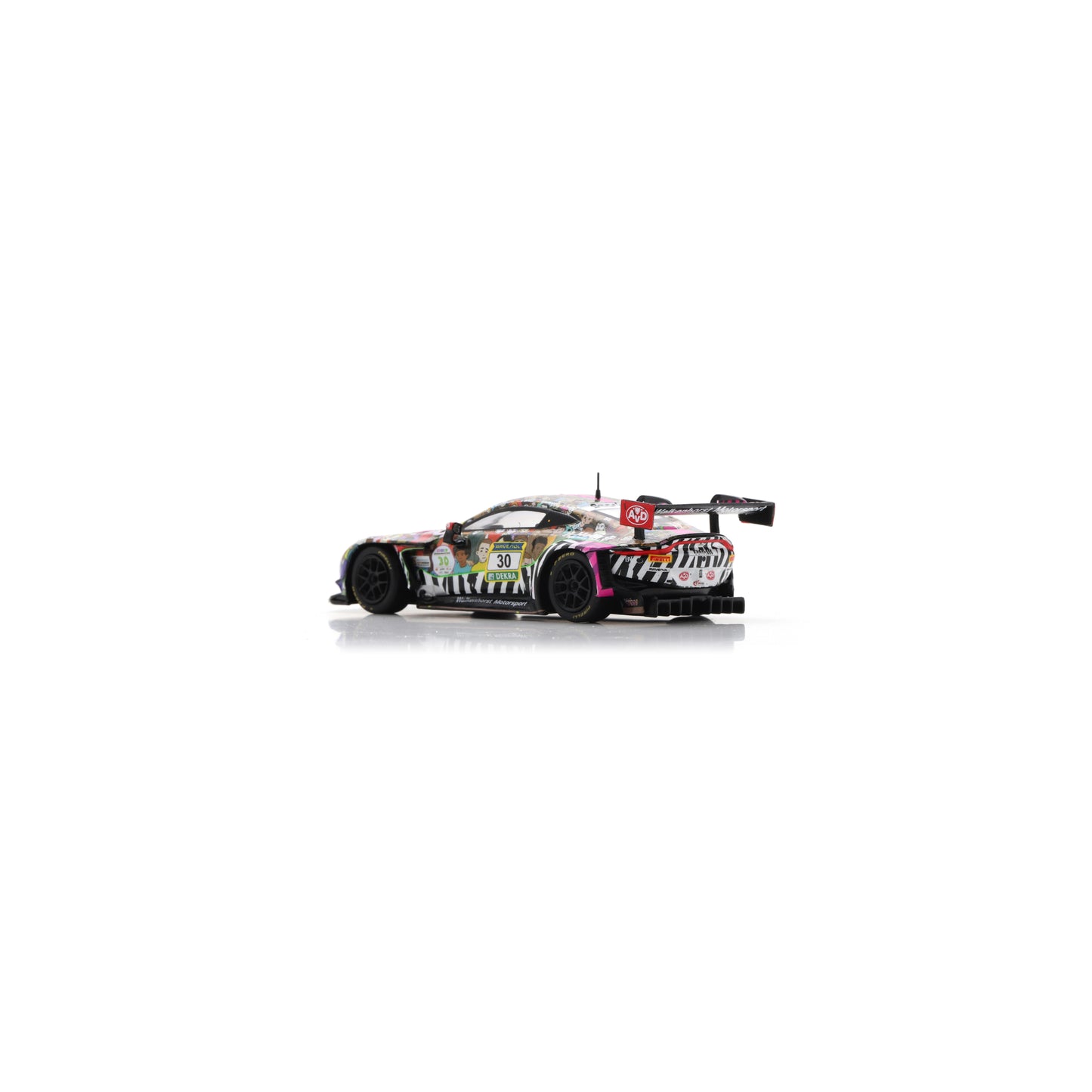 Spark 64S058 1:64 - Aston Martin Vantage AMR GT3 EVO No.30 Walkenhorst Motorsport 24H Nürburgring 2025 H. Walkenhorst - J. Breuer - S. Aust - C. Bollrath