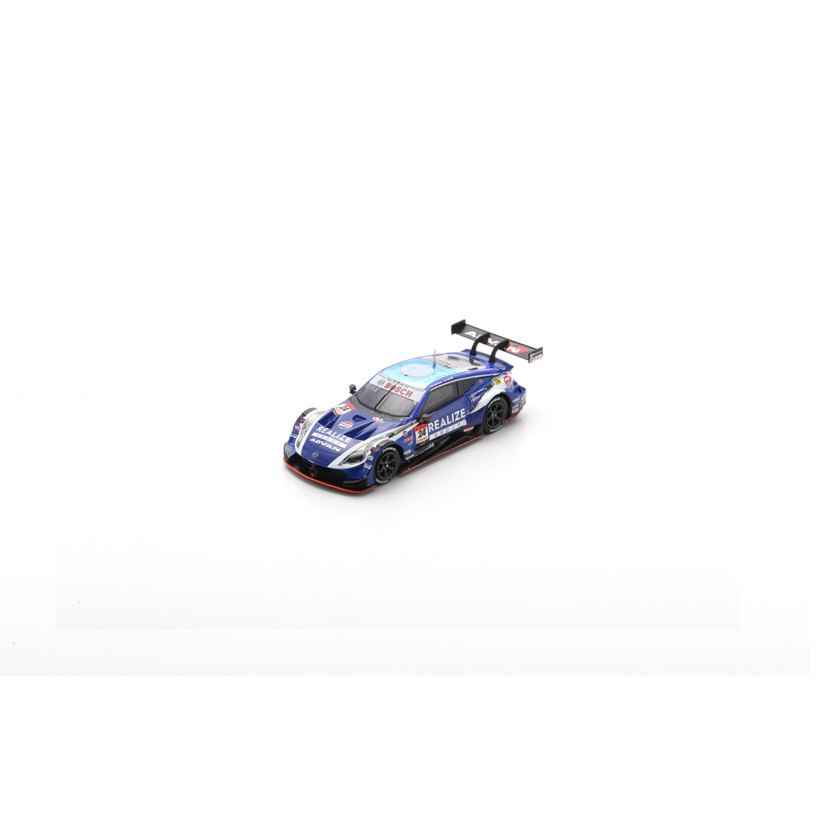 Spark 64SGT25024 1/64 - NISSAN ZN°24 REALIZE CORPORATION ADVAN KONDO RACING GT500 SUPER GT 2025 T. Matsuda - T. Natori