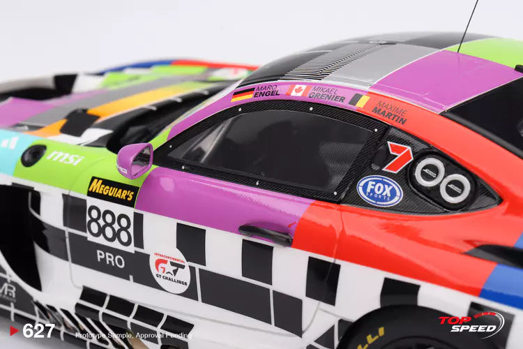 PRECOMMANDE - Top Speed TS0627 1/18 - MERCEDES AMG GT GT3 EVO N°888 MERCEDES-AMG GROUPPEM 12H Bathurst 2025 M. Engel - M. Martin - M. Grenier