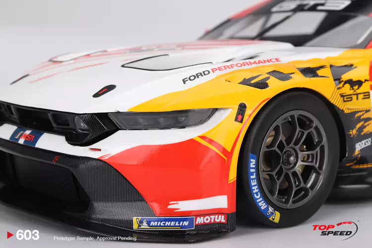 PRE-ORDER - Top Speed TS0603 1:18 - FORD Mustang GT3 N°65 Ford Multimatic Motorsports IMSA Laguna Seca 2024 D. Müller - J. Hand